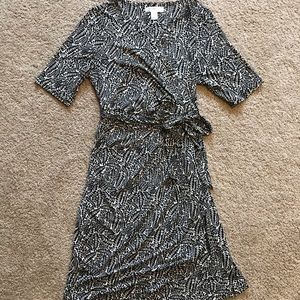Motherhood Maternity Waist Tie Maternity Dress